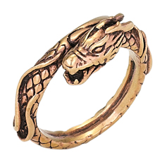 Copper Dragon Ring